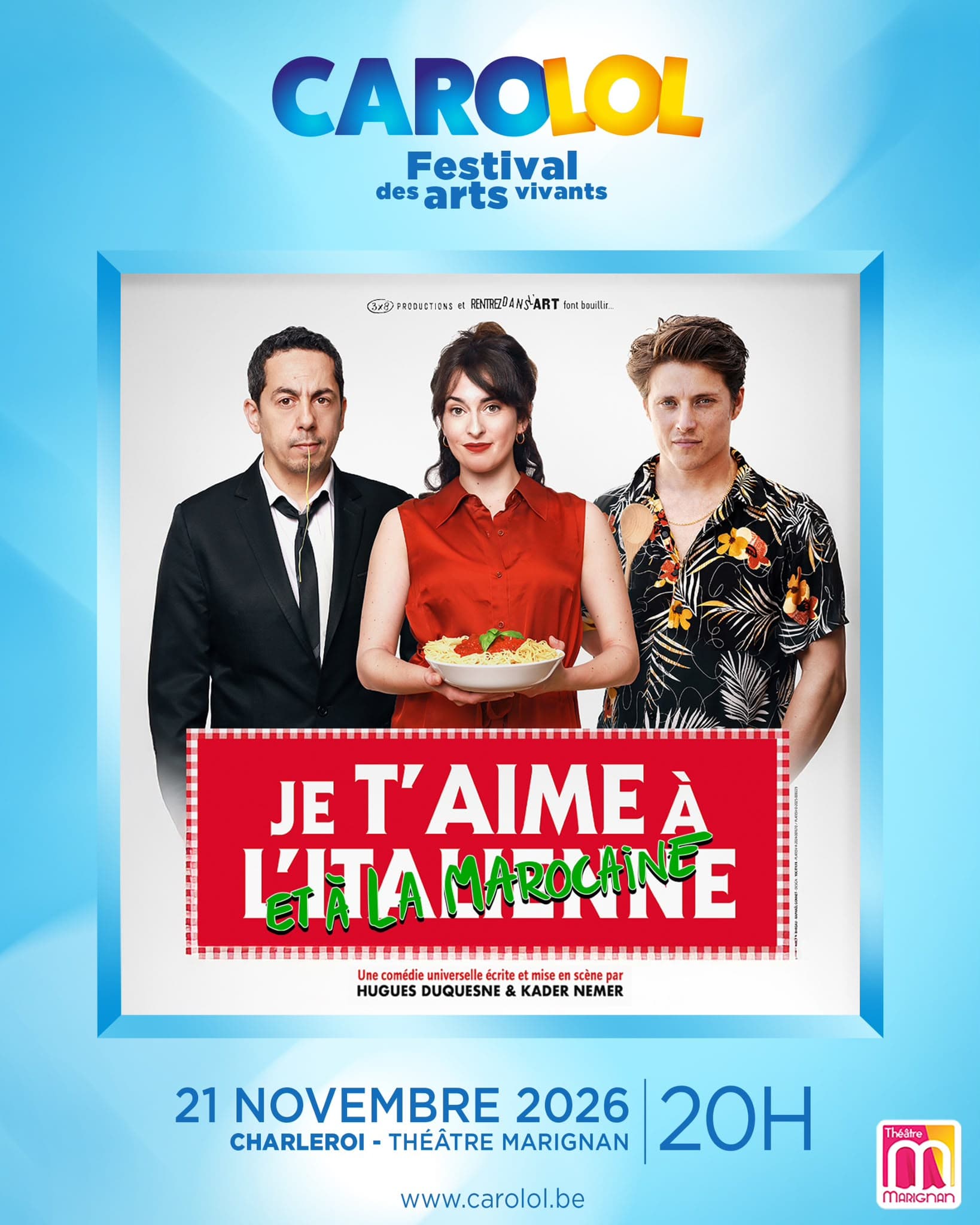 Je t’aime à l’italienne… et à la marocaine
